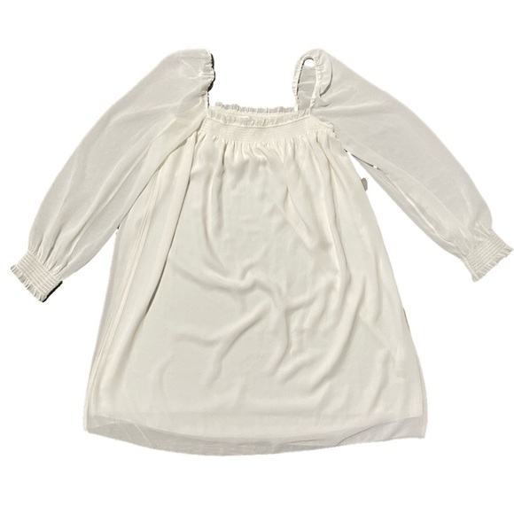 Sold - Aritzia Wilfred Alana Relaxed Fit Chiffon Robe Mini Dress - Size M - Picture 5 of 10